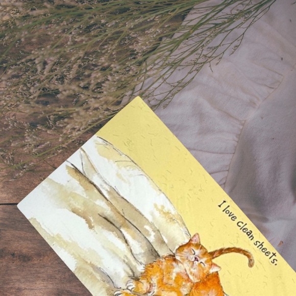 Clean Sheets Cat Greeting Card - Picture 4 of 8